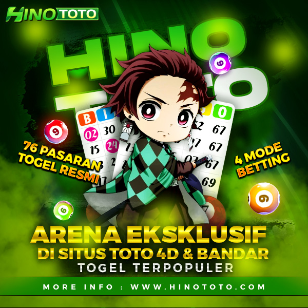 HINOTOTO >> Arena Eksklusif Di Situs Toto 4D & Bandar Togel Terpopuler!
