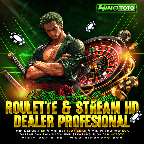 HINOTOTO | Platfrom Live Casino Roulette & Stream HD Dealer Profesional